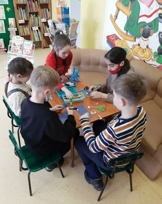 Мастер-класс в детской библиотеке
