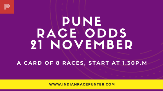 Pune Race Odds 21 November