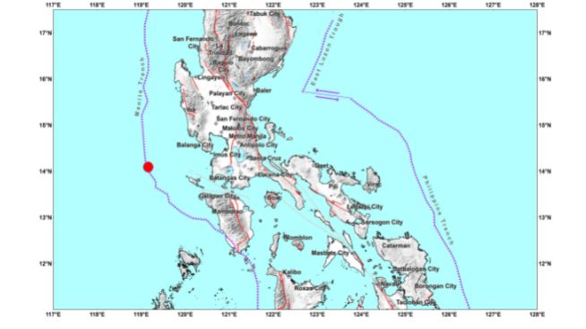 Magnitude 5.7 earthquake hits Occidental Mindoro, felt in Metro Manila