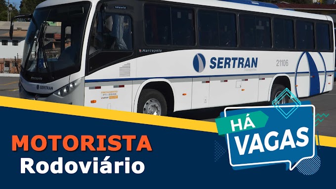 Sertran Transportes abre vagas para motorista de ônibus