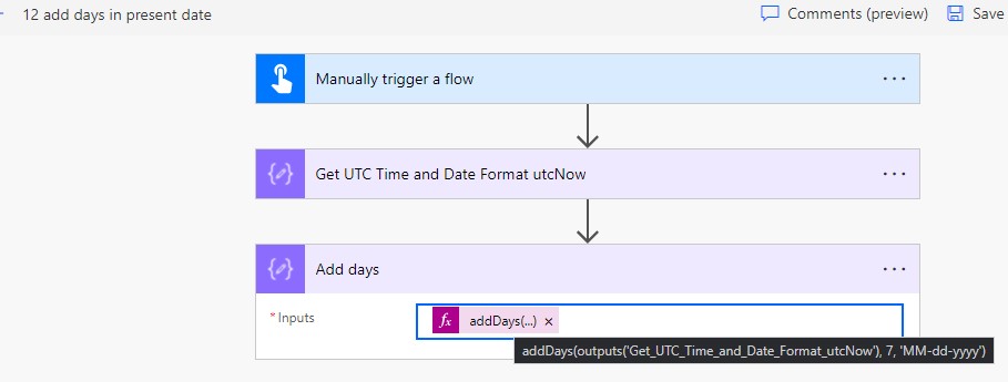 Power Automate Functions - Add Days, Add utcNow, Range Function in Power Automate