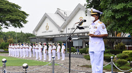 Dankodiklatal Pimpin Penutupan Pendidikan Siswa Diktukba TNI AL Angkatan LII TA 2021