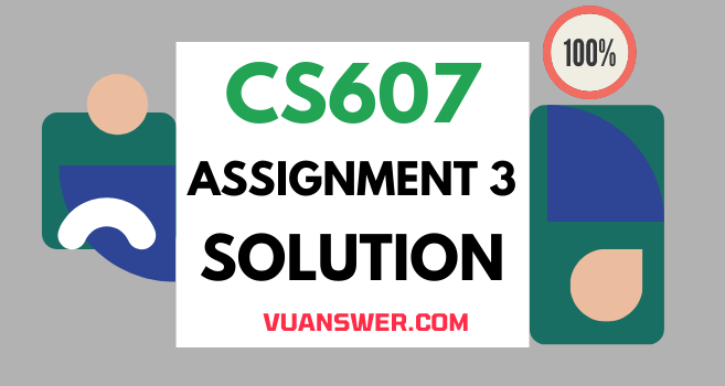 CS607 Assignment 3 Solution 2022 - VU Answer