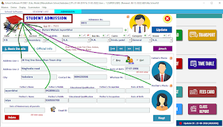 School Fees Management Software with Attedance timetable Certificate ID Card Printing Students Marksheet