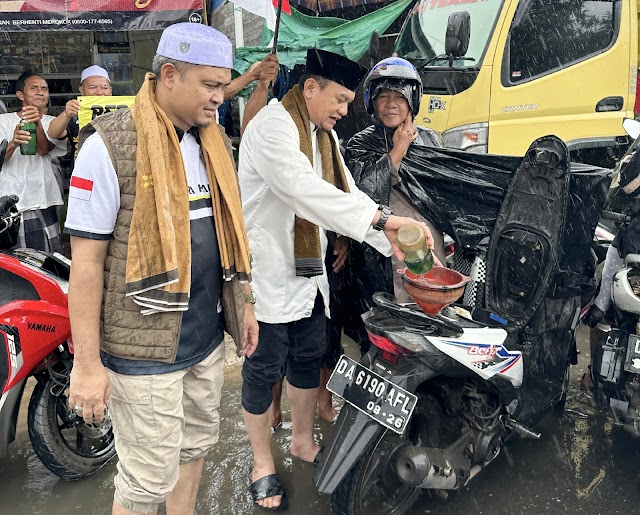 Dispora dan BKPRMI Kalsel Buka Warung dan Pertalite Gratis Untuk Jemaah Haul Datu Kelampayan