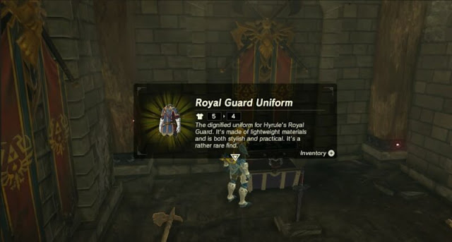 Posizione del set di armature della guardia reale in Tears of The Kingdom – Zelda TOTK
