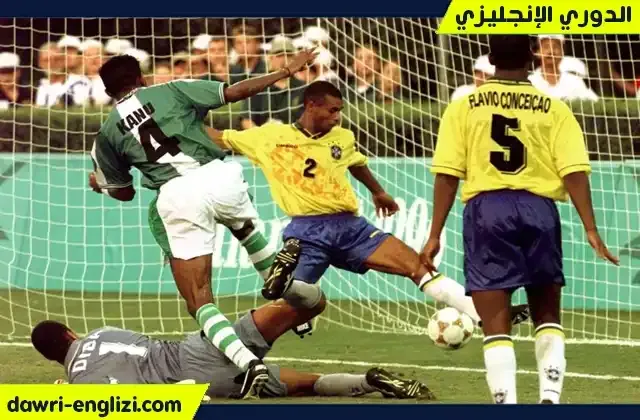 نوانكو كانو يساهم بتتويج نيجيريا بالميدالية الذهبية في اولمبياد 1996