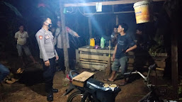 Jaga kamtibmas, Polsek Cimanuk Polres Pandeglang laksanakan Patroli malam 