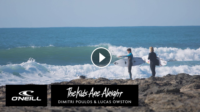 Dimitri Poulos and Lucas Owston Light Up J-Bay The O Neill Kids Are Alright