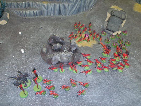 Ork vs Tyranid Blitzkrieg battle report