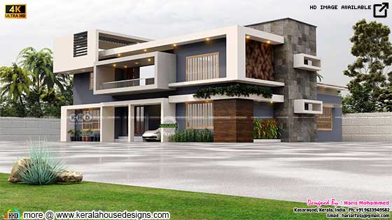 Box model contemporary home design