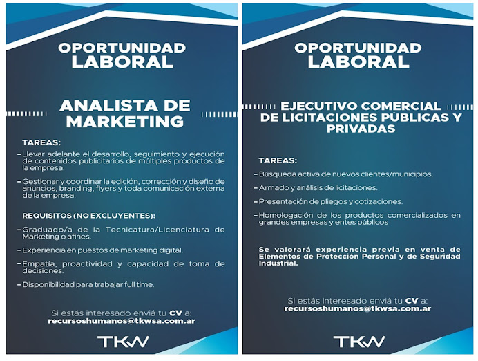 ESPACIO PUBLICITARIO: OPORTUNIDAD LABORAL EN LEONES