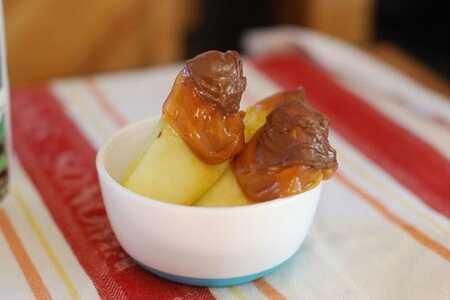 Caramel Nutella Dipped Apple Slices Recipe