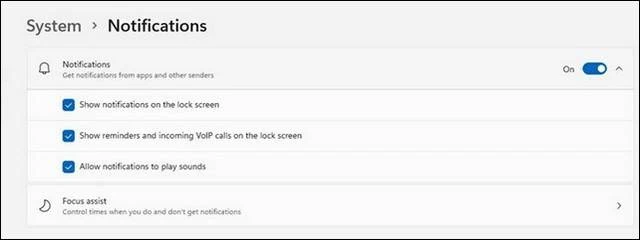 قم بإيقاف تشغيل الإشعارات في Windows 11