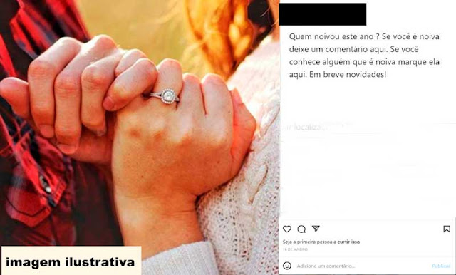 montagem que simula uma postagem do instagram