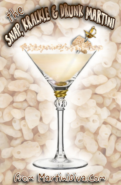 SNAP KRACKLE & DRUNK MARTINI Cereal Cocktail Recipe