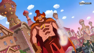 ワンピースアニメ WCI編 857話 シャーロット・オーブン ネツネツの実 | ONE PIECE ホールケーキアイランド編