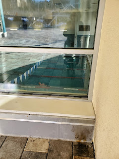 People swimming in Marie Reed pool