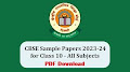 CBSE Sample Paper X [2023-24]