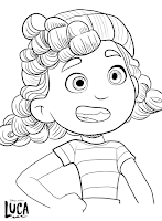 Giulia Luca Coloring pages