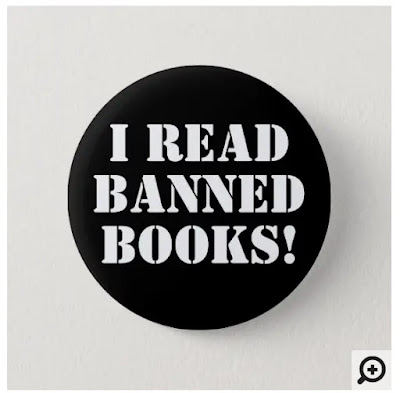 Button: I Read Banned Books - zazzle/gregvan