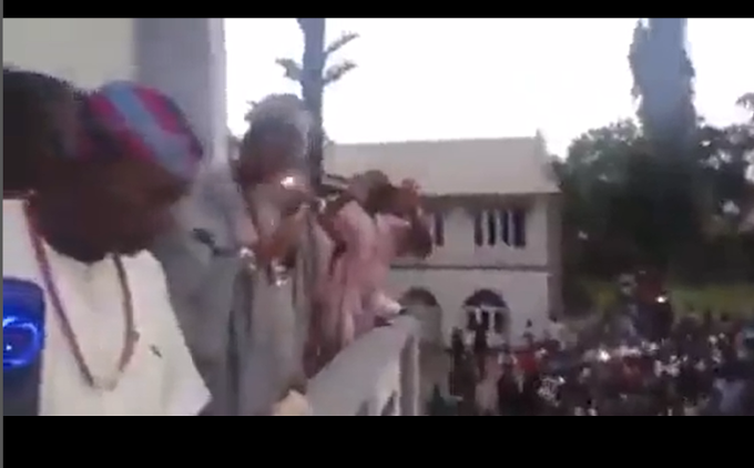 Jubilation As Oluwo Of Owo Announced Arrest Of Those Who Attacked A Catholic Church In Ondo (Video)  