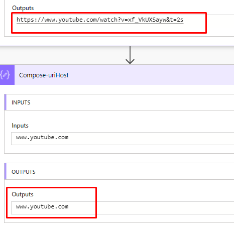 Power Automate Functions - URIHost