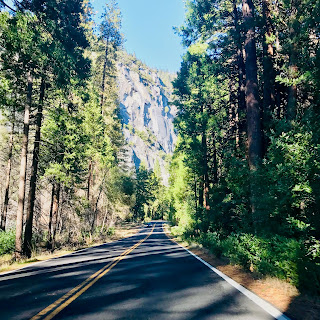 Road into Yosemite Valley