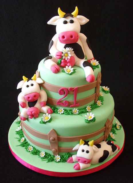 cow cake ideas