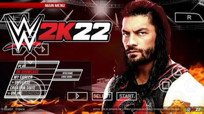 WWE 2K22 PPSSPP ISO Zip File Download For Android