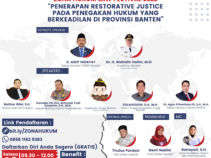 Penerapan Restorative Justice pada Penegakan Hukum yang Berkeadilan di Provinsi Banten