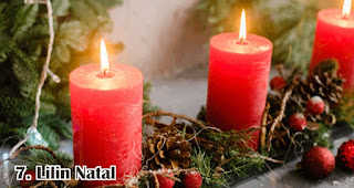Lilin Natal merupakan salah satu rekomendasi hiasan natal yang menarik