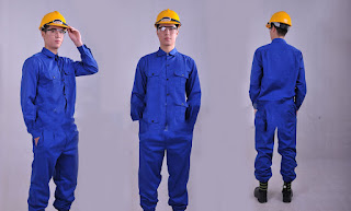 áo bảo hộ lao động màu xanh