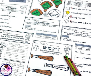 Practice makes perfect when learning how to write sentences. These activities are a great way to make sure your students get lots of practice writing great sentences.