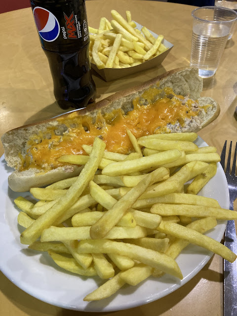 Krazy Kingdom Durham Soft Play Review  - tuna sandwich and chips