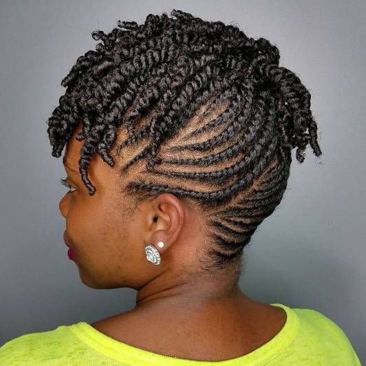Flat Twists Hairstyles for Ladies in 2022
