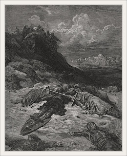 Cru040_Death of Frederick I of Germany_Gustave Dore
