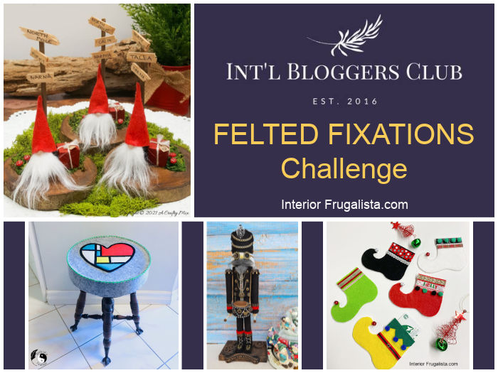 Felted Fixations Challenge by the talented members of the Int'l Bloggers Club