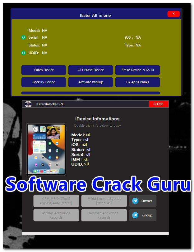 iEater All in one and iEater unlocker v5.9 Free Download