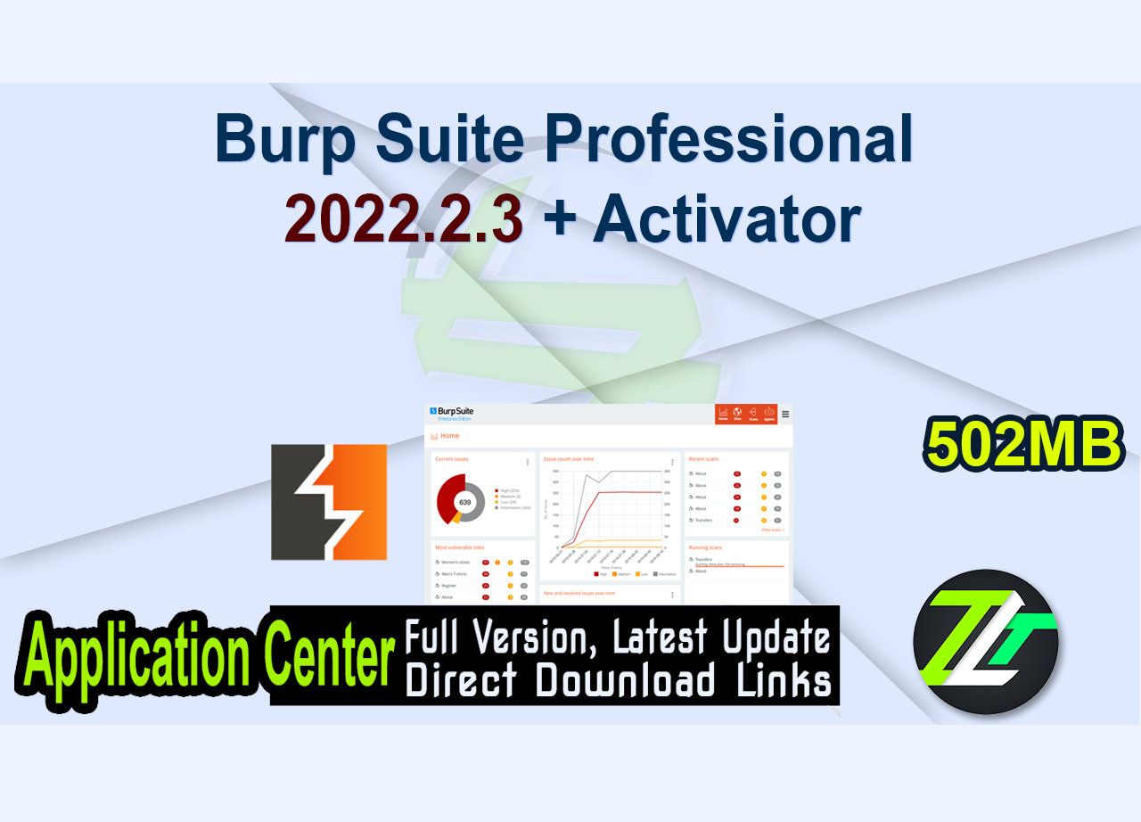 Burp Suite Professional 2022.2.3 + Activator