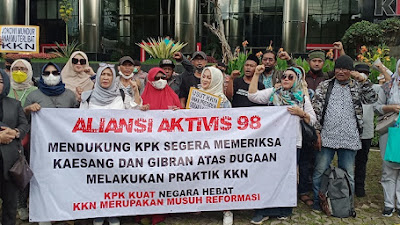 Keras! Aktivis 98 Desak Megawati Jangan Hanya Diam Melihat KKN Gibran-Kaesang!