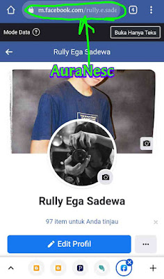 Cara Mengetahui Url FB Lewat HP