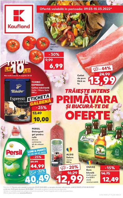 Kaufland Promotii + Catalog - Brosura 9-15.03 2022