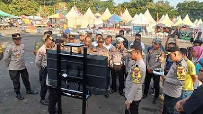Polres Lahat Gelar Pengamanan Puncak Pesta Takyat HUT Kabupaten Lahat yang Ke 155