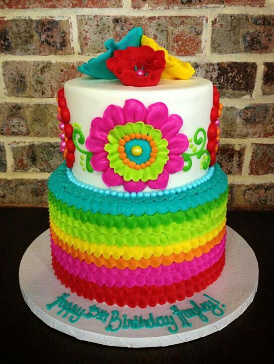 fiesta theme cake