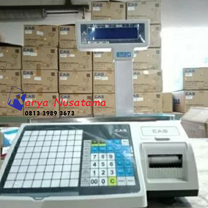 Ready Label Printing Scale / Timbangan Buah Printing CAS CL -5200J-P Kapasitas 30kg