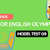 9TH CLASS || JUNIOR ENGLISH OLYMPIAD || MODEL TEST 09 || AIMS INDIA