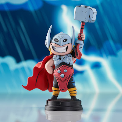 Mighty Thor Animated Marvel Mini Statue by Skottie Young x Gentle Giant