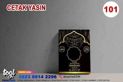 Download Desain Cover Yasin Cdr Kode Togi Print 101
