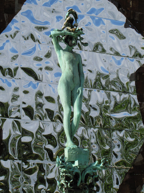 Statue of the Fontaine de l'Avril (April Fountain) by Pierre Roche, Musée Galliéra, Square Brignole Galliera, Paris